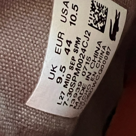 Lacoste Brown High-Top Sneaker - Picture 4 of 5